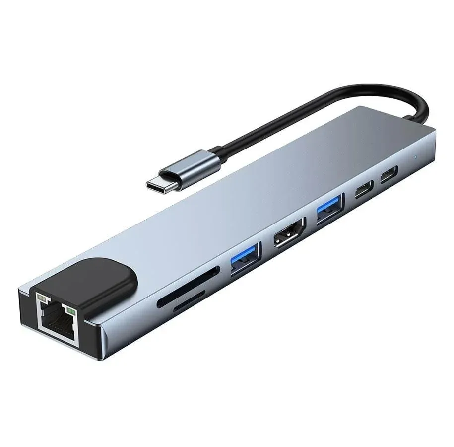 Hub USB-C 8-en-1