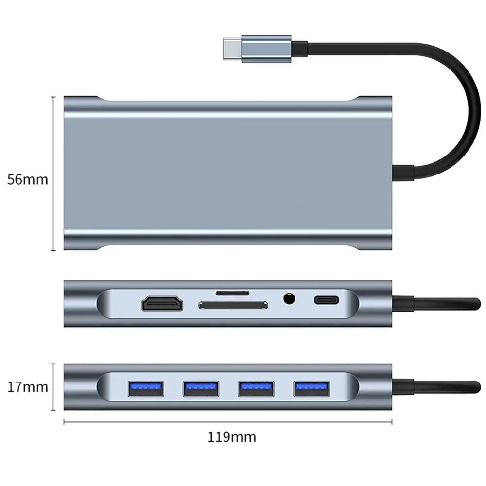 Hub USB-C 11-en-1