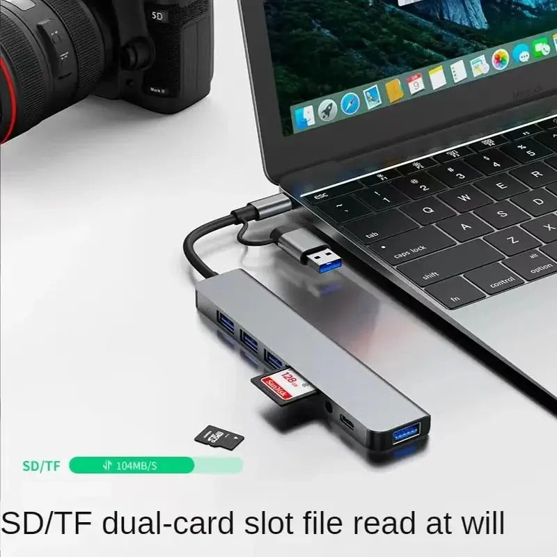 HUB USB 8 en 2