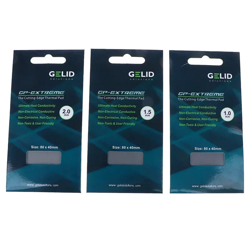 Pads thermiques GELID 15W/mK.